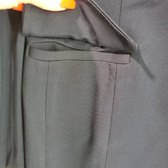 Peace of Cloth Panticular 1 Button Jacket Blazer Navy Size 4 Office Preppy Work - Picture 9 of 10